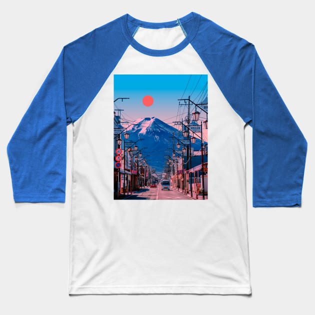 Fuji Baseball T-Shirt by Yagedan